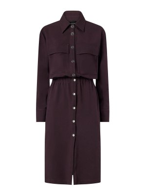 Pinko: camicie - Abito a camicia midi con maxi tasche