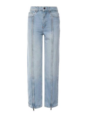 ROTATE Birger Christensen: Straight Leg Jeans - Straight Leg Jeans - Hellblau