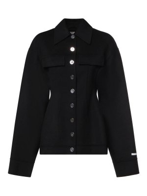 SPORTMAX: shirts - Shaped Wool Jacket