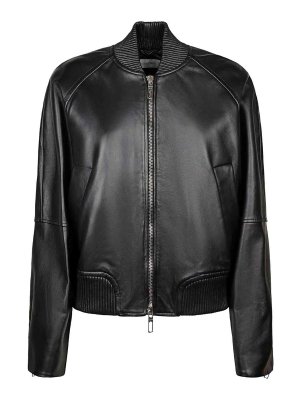 SPORTMAX: ボンバージャケット - ボンバージャケット - 黒