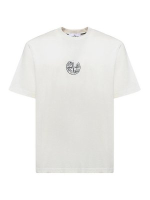 STONE ISLAND: t-shirts - Cotton T-Shirt With Logo
