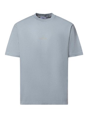 STONE ISLAND: t-shirts - Printed Cotton T-Shirt
