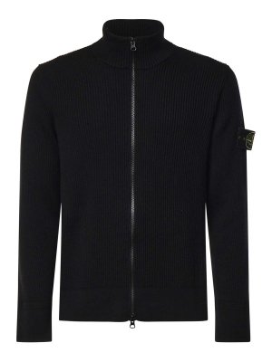 STONE ISLAND: crew necks - Wool Sweater With Logo