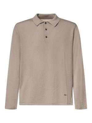 VALENTINO GARAVANI: Polos  - Polo - Beige