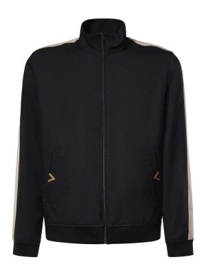 VALENTINO GARAVANI: Sweatshirts & Sweaters - Nylon Sweatshirt With Vgold