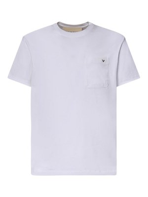 VALENTINO GARAVANI: t-shirts - Vgold Cotton Jersey T-Shirt