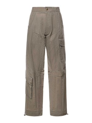 VIVIENNE WESTWOOD: casual trousers - Cabernet Nylon Trousers