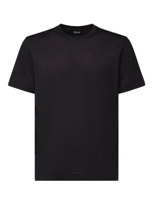 ZEGNA: Tシャツ - Tシャツ - ダークブルー