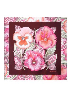 SALVATORE FERRAGAMO: scarves - Printed Silk Scarf