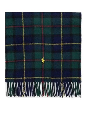 POLO RALPH LAUREN: scarves - Wool And Cashmere Tartan Scarf