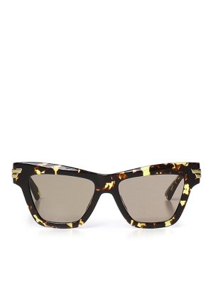 BOTTEGA VENETA: sunglasses - Square Sunglasses