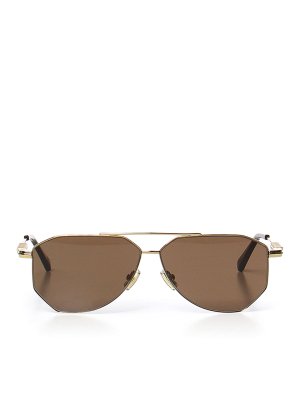 BOTTEGA VENETA: sunglasses - Sunglasses With Logo