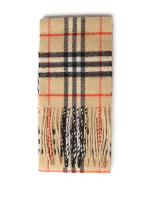 BURBERRY: Bufandas y pañuelos - Bufanda - Beis