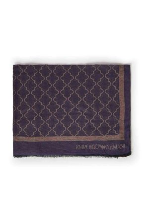 EMPORIO ARMANI: Bufandas y pañuelos - Bufanda - Azul