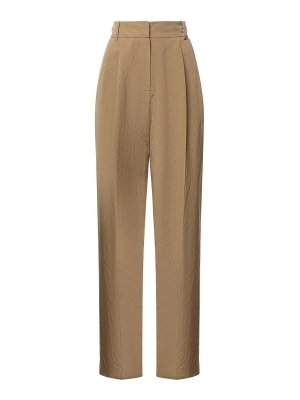 MAGDA BUTRYM: Pantalones casual - Pantalón Casual - Beis