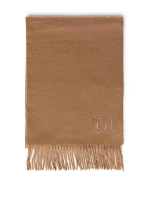 Max Mara: scarves - Monogram Cashmere Scarf