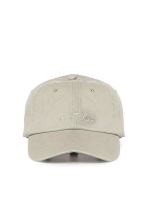 STONE ISLAND: 帽子＆キャッブ - 帽子 - ベージュ