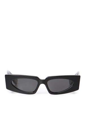 VALENTINO GARAVANI: sunglasses - Geometric Sunglasses With Logo