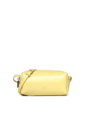 KHAITE: shoulder bags - Mini Kye Leather Shoulder Bag
