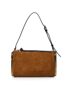 MARC JACOBS: borse a spalla - Borsa a tracolla in pelle scamosciata Scene