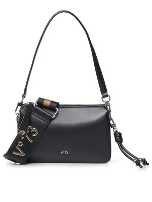 v°73: shoulder bags - Zircone Shoulder Bag With Logo Strap