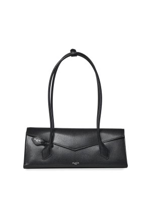Alaïa: shoulder bags - Medium Le Teckel Flap Leather Bag