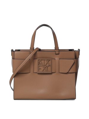 ARMANI EXCHANGE: トートバッグ - トートバッグ - ブラウン