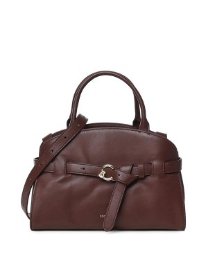 COCCINELLE: shopper - Borsa a mano piccola in pelle Sabine