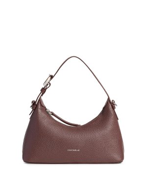 COCCINELLE: borse a spalla - Borsa a tracolla in pelle con felce