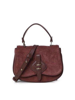 COCCINELLE: borse a spalla - Borsa in pelle scamosciata Mavery