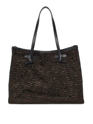 GIANNI CHIARINI: Handtaschen - Shopper - Dunkelbraun