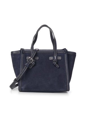 GIANNI CHIARINI: shoulder bags - Miss Marcella Suede Bag