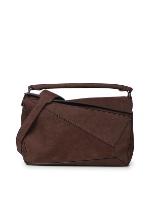 LOEWE: ショルダーバッグ - ショルダーバッグ - ブラウン