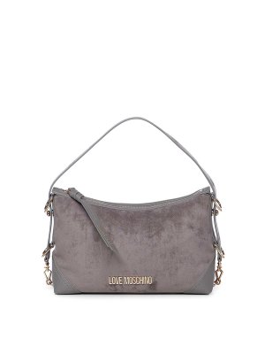 LOVE MOSCHINO: Schultertaschen - Schultertasche - Grau