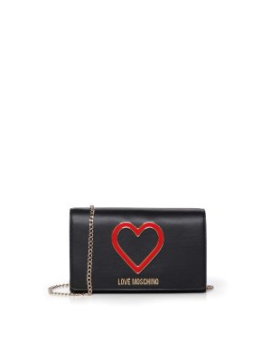 LOVE MOSCHINO: ショルダーバッグ - ショルダーバッグ - 黒