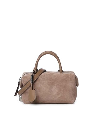 Max Mara: cross body bags - Small Split Calfskin Satchel