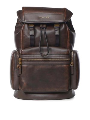 Michael Michael Kors: backpacks - Hudson Leather Backpack