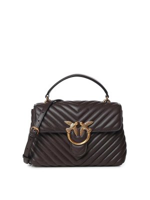Pinko: totes bags - Lady Love Bag Puff Chevron Small  Handbag