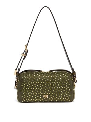 Pinko: Cofres - Bolsa De Bowling - Verde