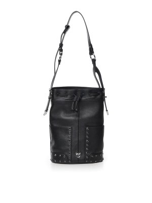 Pinko: Schultertaschen - Schultertasche - Schwarz