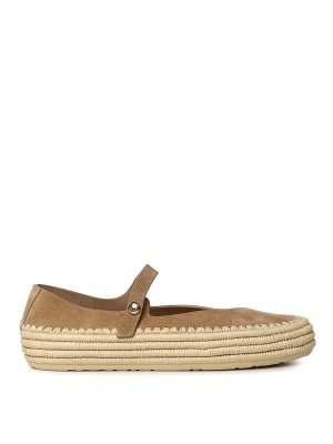 LOEWE: Ballerinas - Ballerinas - Dunkelbeige