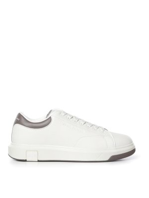 ARMANI EXCHANGE: trainers - Leather Sneakers With Logo