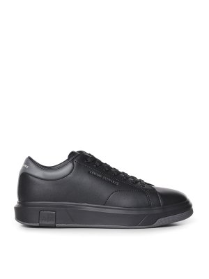 ARMANI EXCHANGE: trainers - Leather Sneakers With Logo