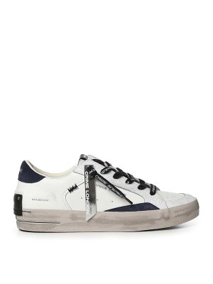 CRIME LONDON: sneakers - Sneakers in pelle e camoscio