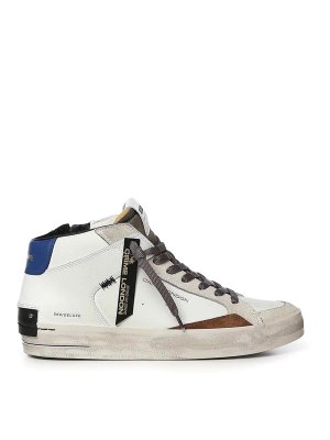 CRIME LONDON: sneakers - Sneakers in pelle e camoscio