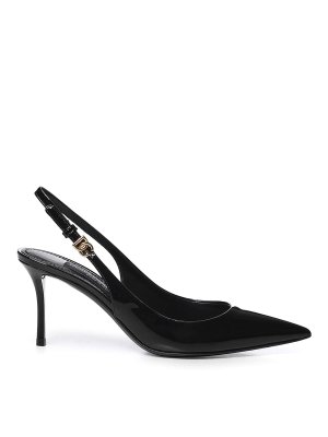 DOLCE & GABBANA: sandals - Patent Leather Slingbacks