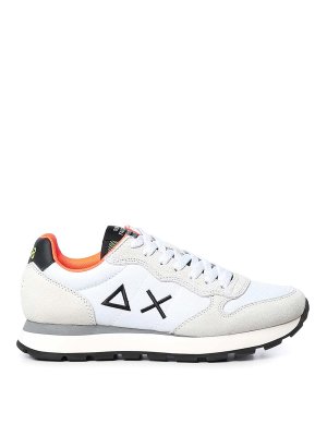 SUN 68: sneakers - Sneaker Tom in nylon e pelle scamosciata
