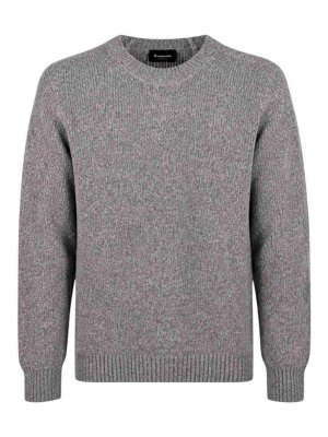 AROVESCIO: Suéteres con cuello pico - Suéter Cuello Redondo - Gris