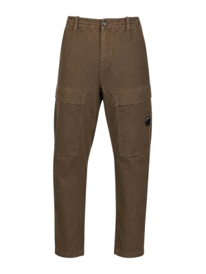 C.P. COMPANY: Casual Hosen - Casual Hose - Grün