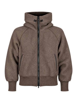 Canada Goose: bombers - Brown Chilliwack Fleece Bomber Jacket
